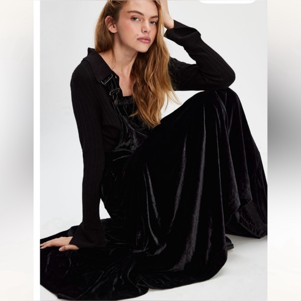 Free People Moonbeam Velvet Skirtall